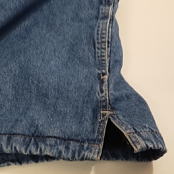 Blue Denim Barn Jacket Lined Utility Coat - Picture 4 of 15